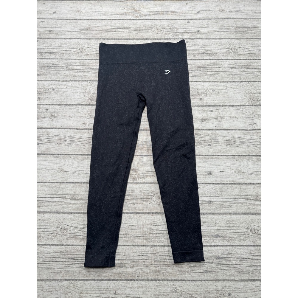 Gymshark Leggings Women's Large Black High Rise Vital Seamless Workout Training